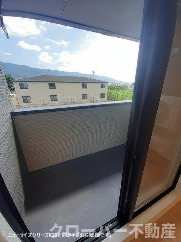 ベルクビューのバルコニー