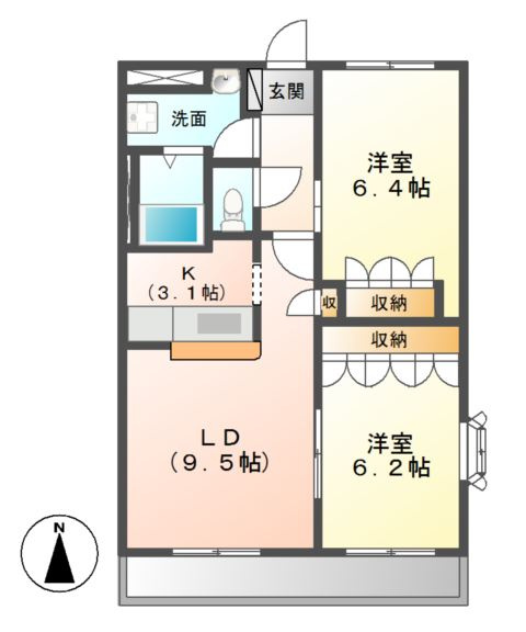 サン・プランドールの間取り