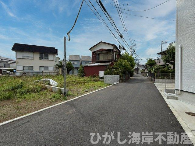 茅ヶ崎市香川1丁目　売地　全６区画の前面道路含む現地写真|現地外観