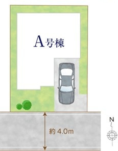 練馬区石神井台2丁目　新築一戸建　西武新宿線　上石神井の区画図