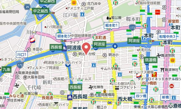 【地図】 | ララプレイス阿波座駅前フェリオ