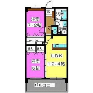 リバーランド箱崎Ⅴの間取り