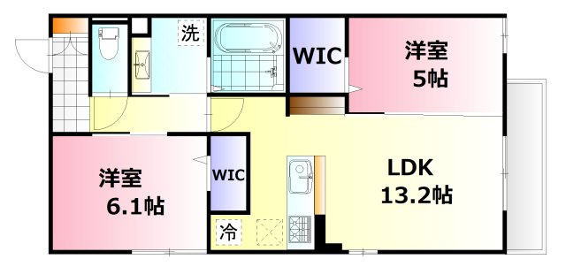 【間取り】 | フィオーレ府中本町