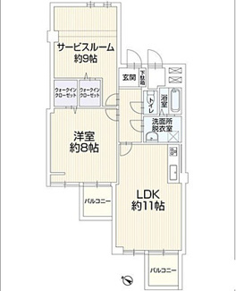 【間取り】 | 宇品シーサイドマンション