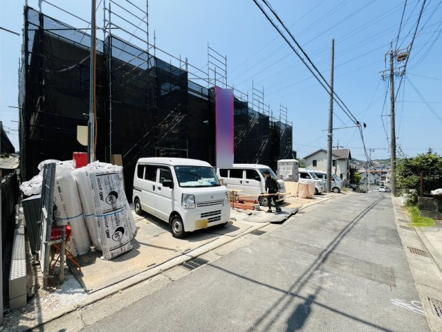 東海市加木屋町陀々法師14番102の一部『仲介手数料無料』新築一戸建て・建売の前面道路含む現地写真