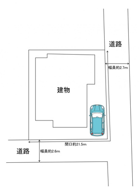 【駐車場】 | 柳井・柳井 | 駐車スペースは１台です
