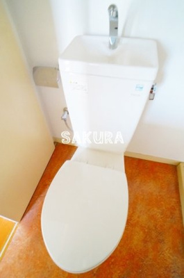 【トイレ】 | 元住吉アートフラッツ | 落ち着いた色調のトイレです♪
