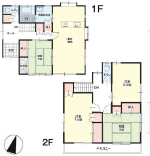 入間市新久1期　中古戸建の間取り