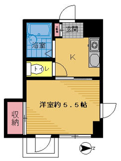 【間取り】 | ガストハウス府中