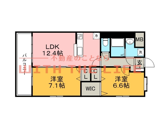 第33上野ビル【キャッシュバック対象物件】の間取り