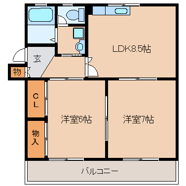 シェル幹の間取り