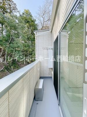 クロレ南流山Ⅲのバルコニー