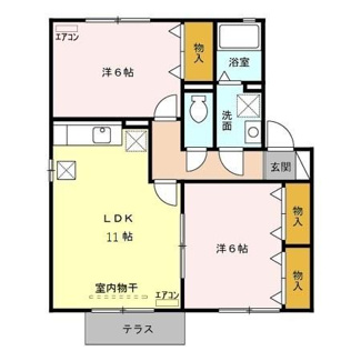 【間取り】 | ロイヤルコリーヌ　C