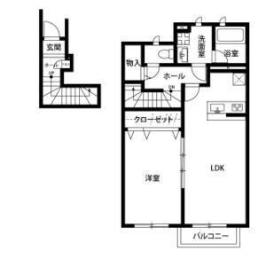 アスピリアサミューゼの間取り