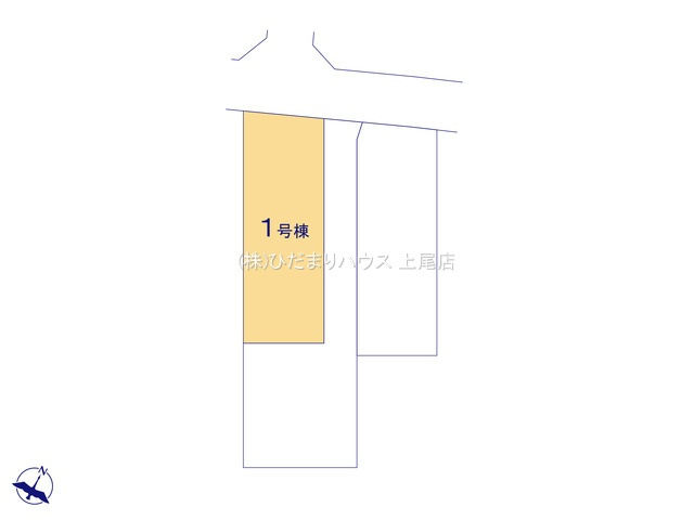 上尾市大谷本郷01期　新築戸建　リナージュ01の区画図