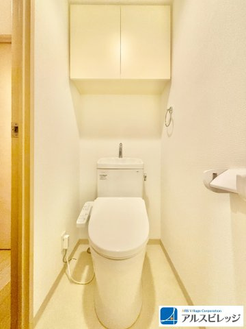 ラヴィドール志木のトイレ|フチ裏がなく凸凹も少ないお掃除しやすいトイレです