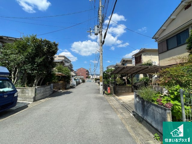 ★12(土)13(日)現地見学可能！★宇治市槇島町一ノ坪　限定1邸の前面道路含む現地写真|周辺は落ち着いた街並みの住宅地！子育てがしやすい住環境です！まだ未完成ですが、現地でしかわからない事もございます。是非一度ご覧ください。