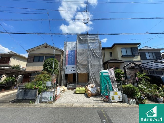 ★5(土)6(日)現地見学可能！★宇治市槇島町一ノ坪　限定1邸の外観|現在の進捗状況です！順調に作業進行中、完成が待ち遠しいです！詳細の間取り等、お気軽にお問い合わせください！