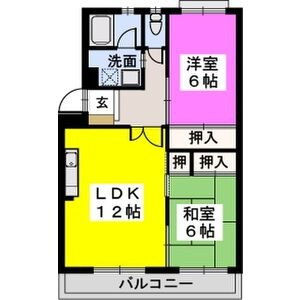 サンハイツ三苫の間取り