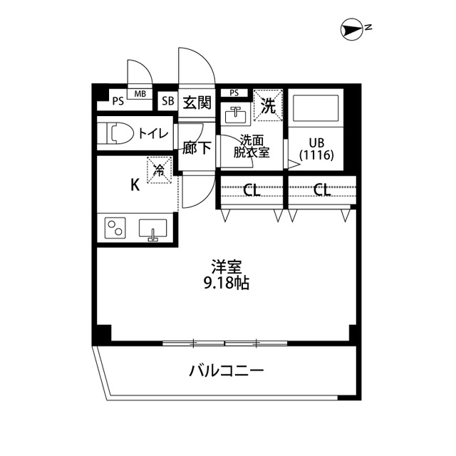 アンプルールフェールTheEarthの間取り