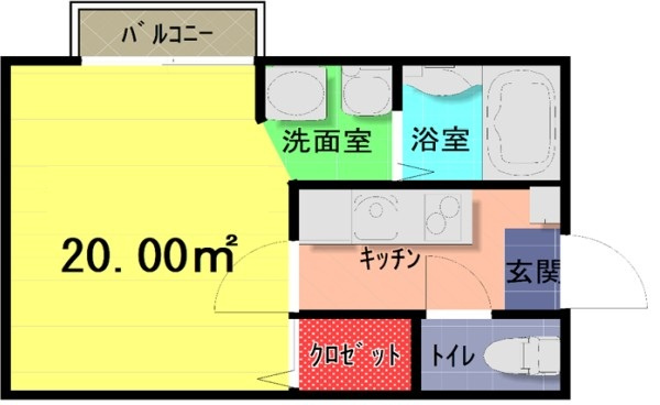 サクセス川越の間取り
