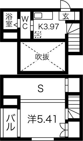 ヒューマンスクエア大館町の間取り
