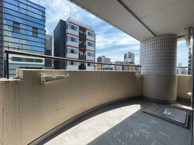 ピアグランデ順慶町のバルコニー