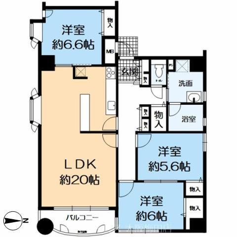 ピアグランデ順慶町の間取り