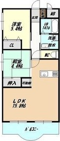 伊藤ハイツ　101号室の間取り