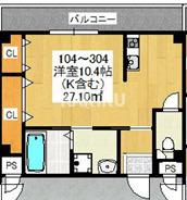 クライス横堤の間取り