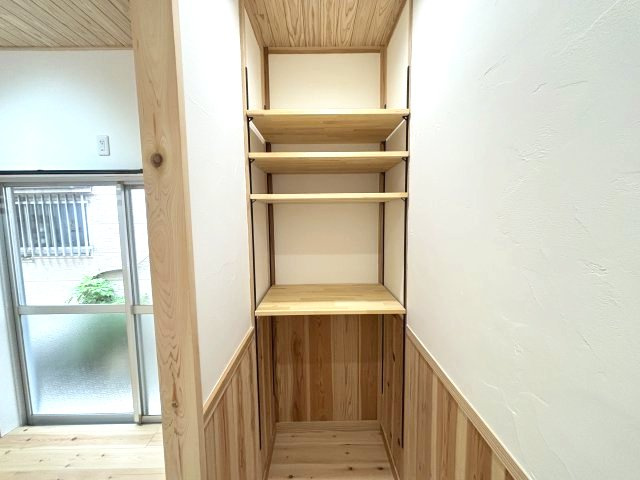 河原城貸家の収納