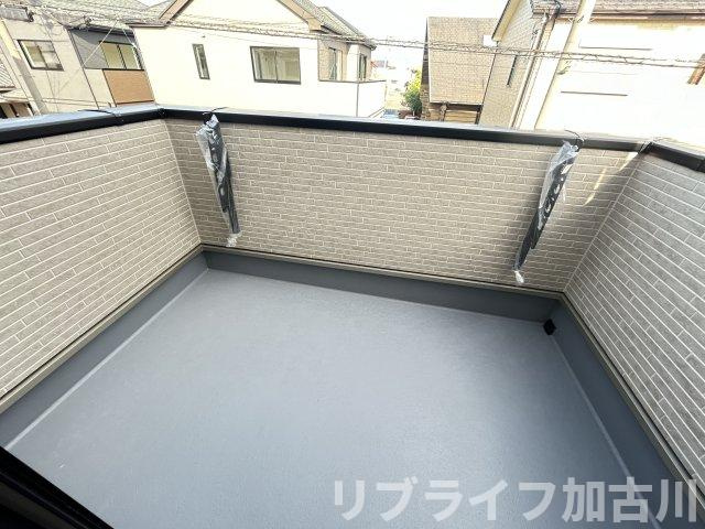 東神吉町戸建てのバルコニー