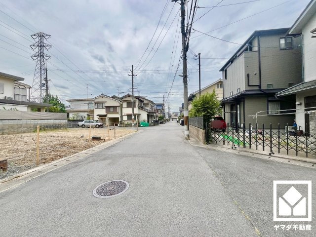伏見区桃山町大島の前面道路含む現地写真