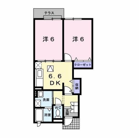 ソレイユの間取り