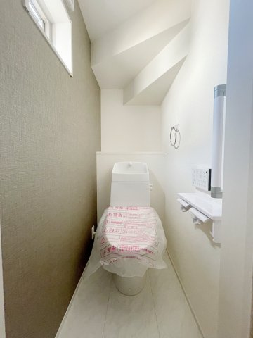 新築戸建・新築建売　郡山市大槻上柵　大槻小・大槻中のトイレ|あると嬉しい複数トイレは1階と2階にそれぞれ配置！