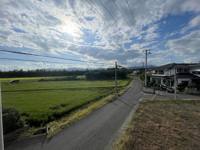 新築戸建・新築建売　郡山市大槻上柵　大槻小・大槻中の展望|田園風景が広がる落ち着きのある環境です！