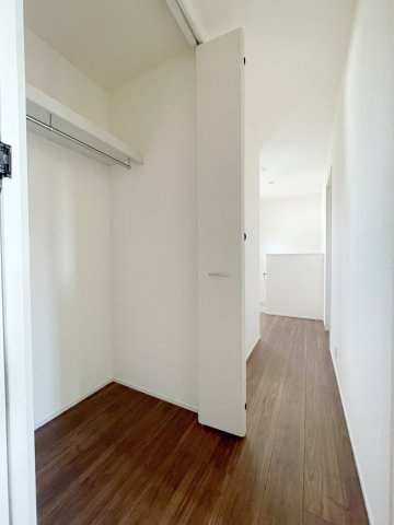 新築戸建・新築建売　郡山市大槻上柵　大槻小・大槻中の収納|2階廊下にも嬉しいクローゼット収納！収納が多くおすすめポイント♪