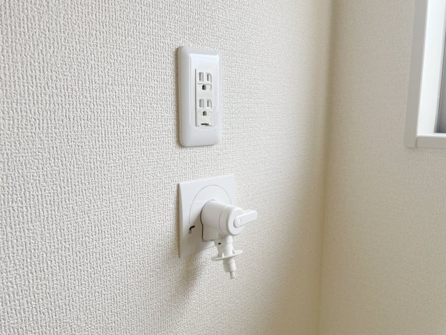新築戸建・新築建売　郡山市大槻上柵　大槻小・大槻中のランドリースペース