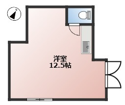 トポス.M.駒沢　駅近　事務所可　オートロックの間取り