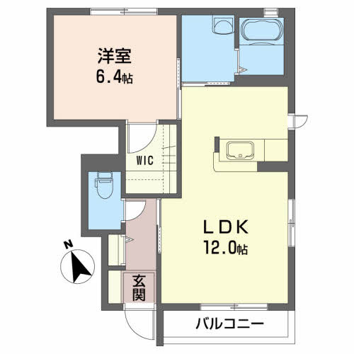 シャーメゾンパルフェの間取り