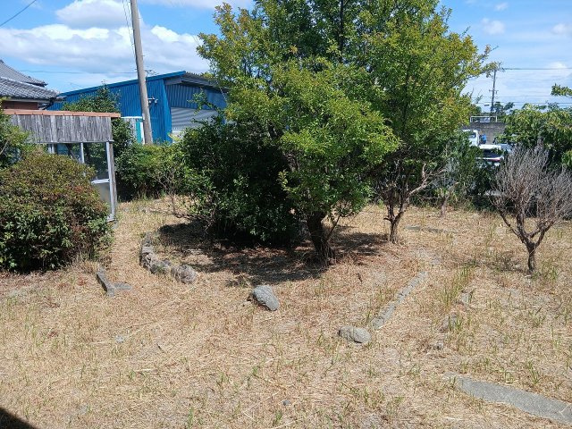 柳川市矢留本町の中古一戸建の庭