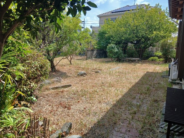 柳川市矢留本町の中古一戸建の庭