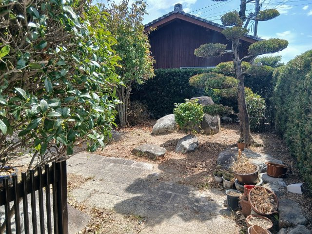 柳川市矢留本町の中古一戸建の庭