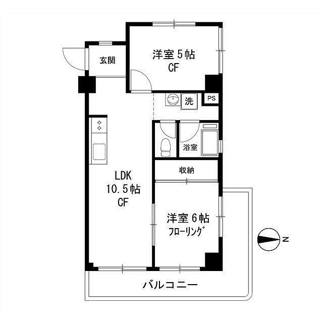 秀和麻布笄町レジデンスの間取り