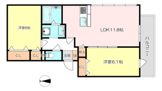 【間取り】 | La Maison塚口