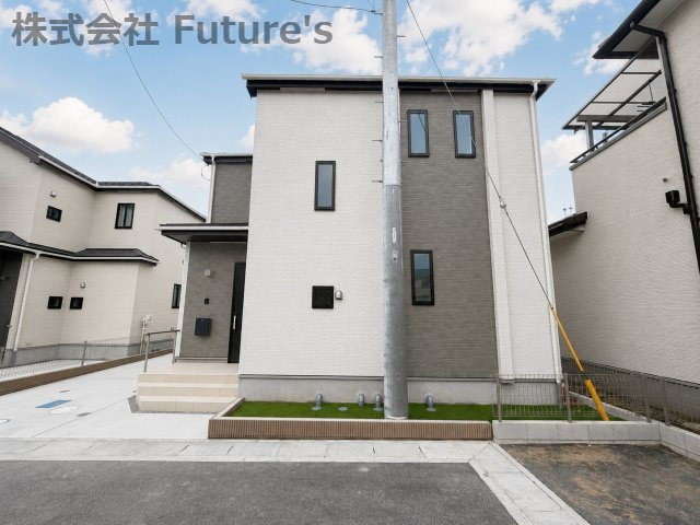 八潮市大字二丁目　新築戸建　全7棟　E号棟の外観|TX「八潮」駅バス16分『上二丁目』停歩3分