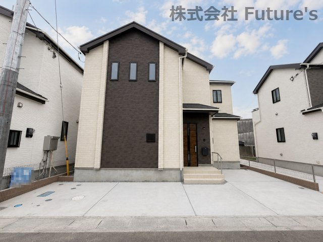 八潮市大字二丁目　新築戸建　全7棟　F号棟の外観|新設道路を設けた分譲地！車の通り抜けができず居住者以外の進入も少なく駐車もスムーズ！
