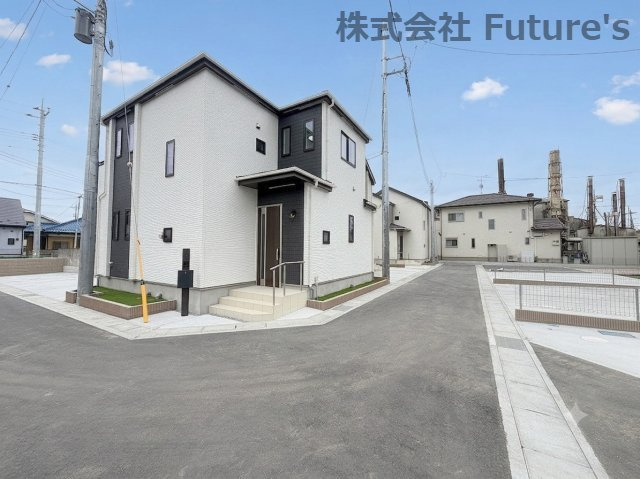 八潮市大字二丁目　新築戸建　全7棟　G号棟の前面道路含む現地写真|前面道路含む現地写真です。