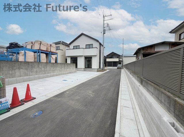 八潮市大字二丁目　新築戸建　全7棟　G号棟の前面道路含む現地写真|前面道路含む現地写真です。