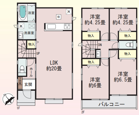 藤沢市亀井野１丁目　新築戸建　全２棟Ｂ号棟